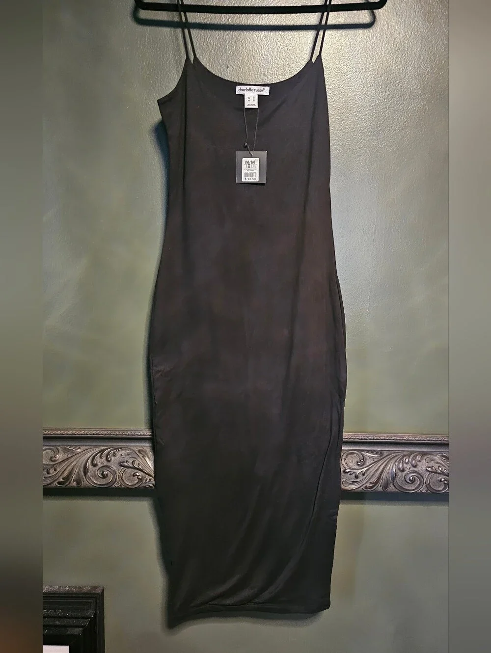 Charolette Russe Black Slip Dress - Picture 1 of 2